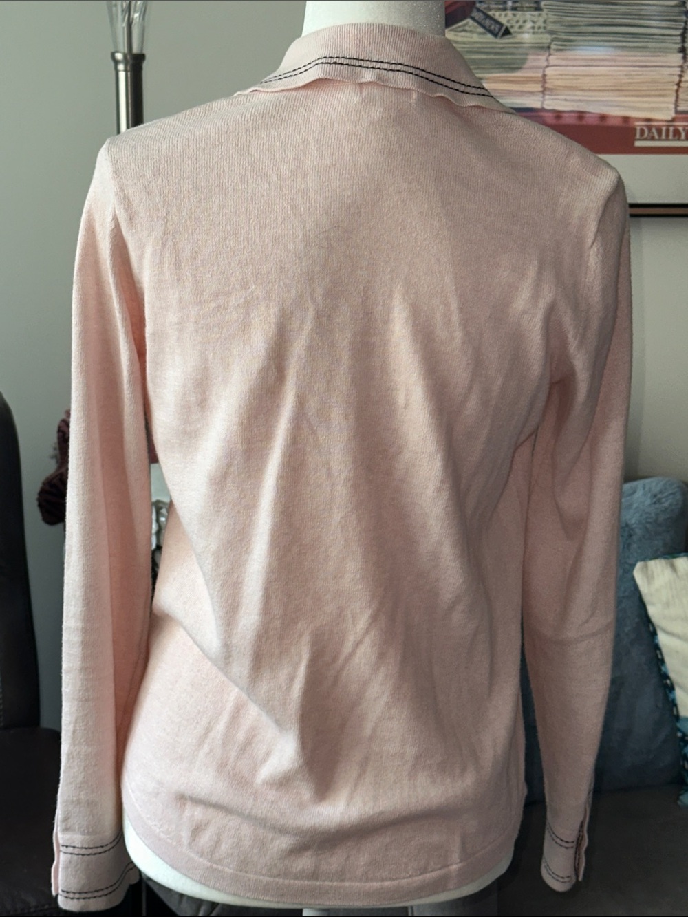 Minnie Rose Blush Pink Knit Top - Picture 5 of 5